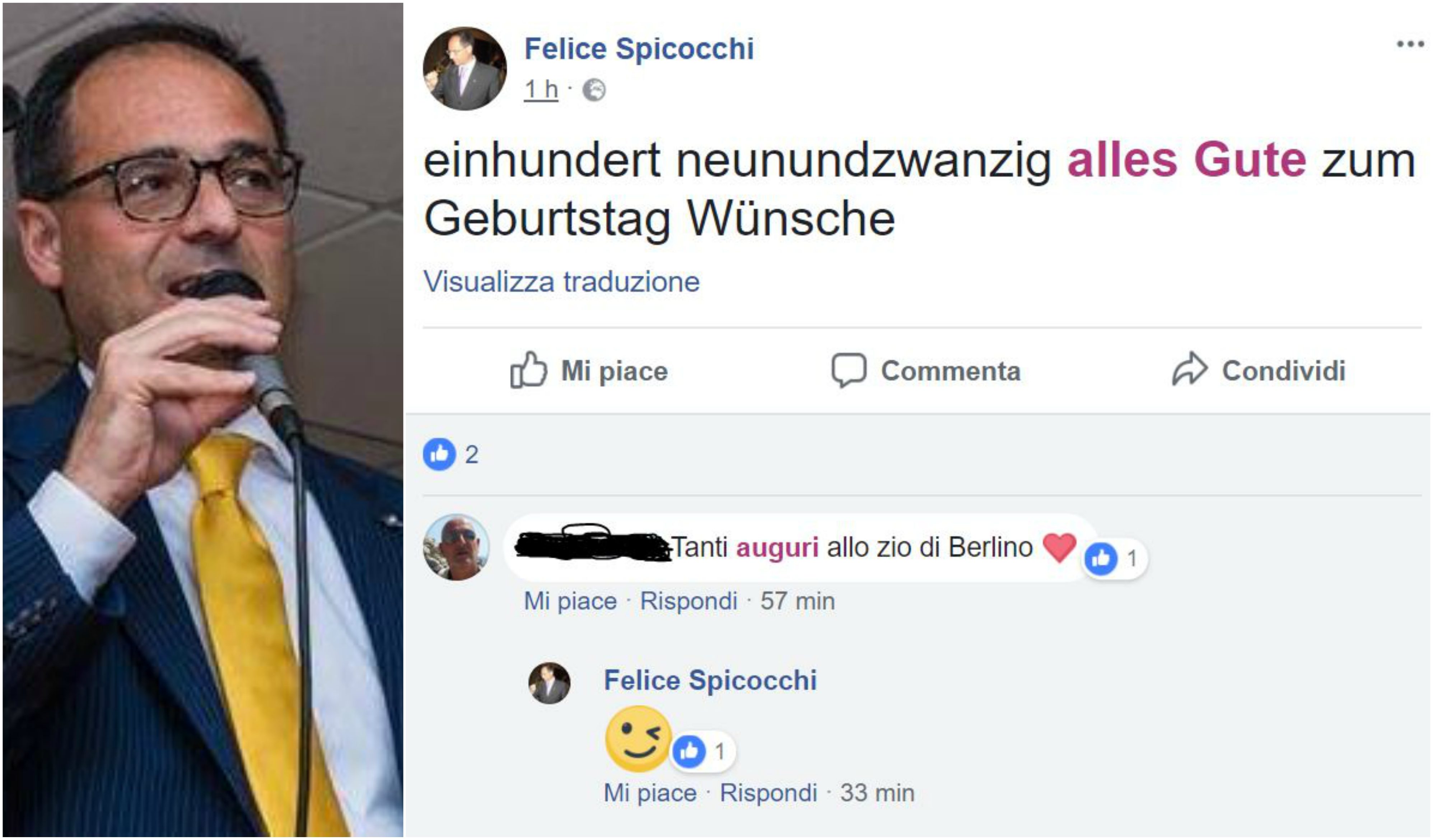 Spicocchi auguri hitler