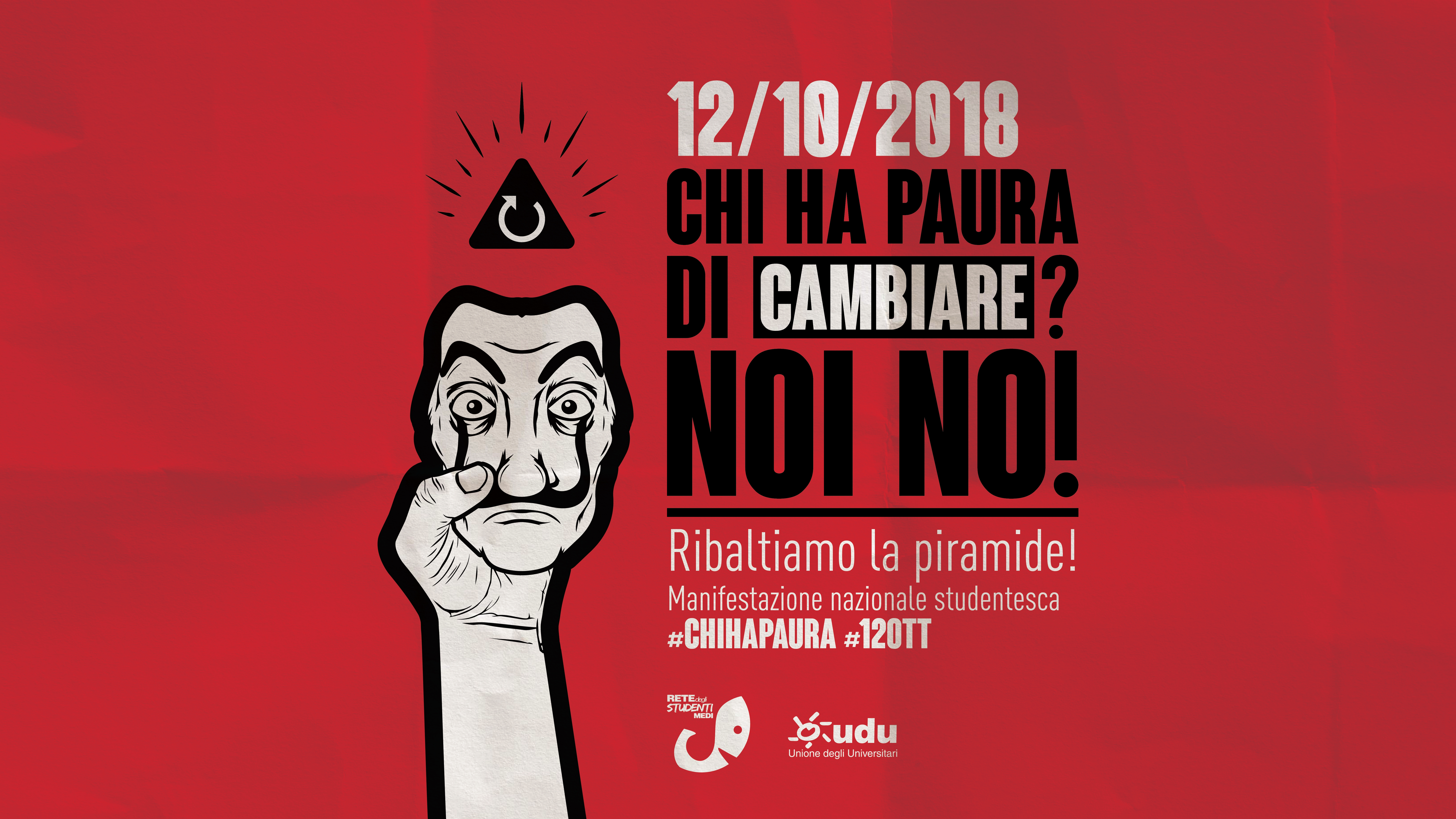 chi ha paura di cambiare studenti in piazza 12 ottobre